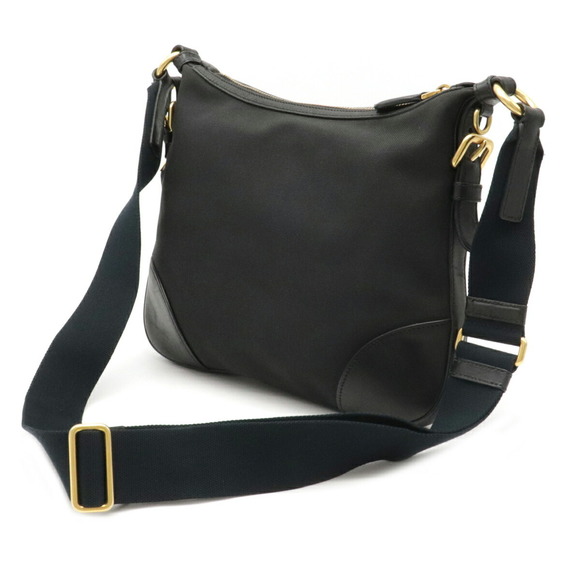 Prada Canvas Pochette Jacquard Diagonal Black - Picture 1 of 7
